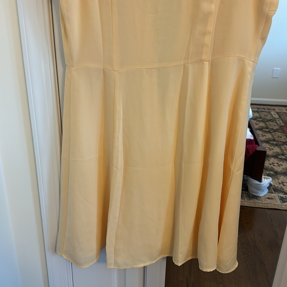 “The Yellow Button Down Shirt Mini Dress” - Picture 8 of 10